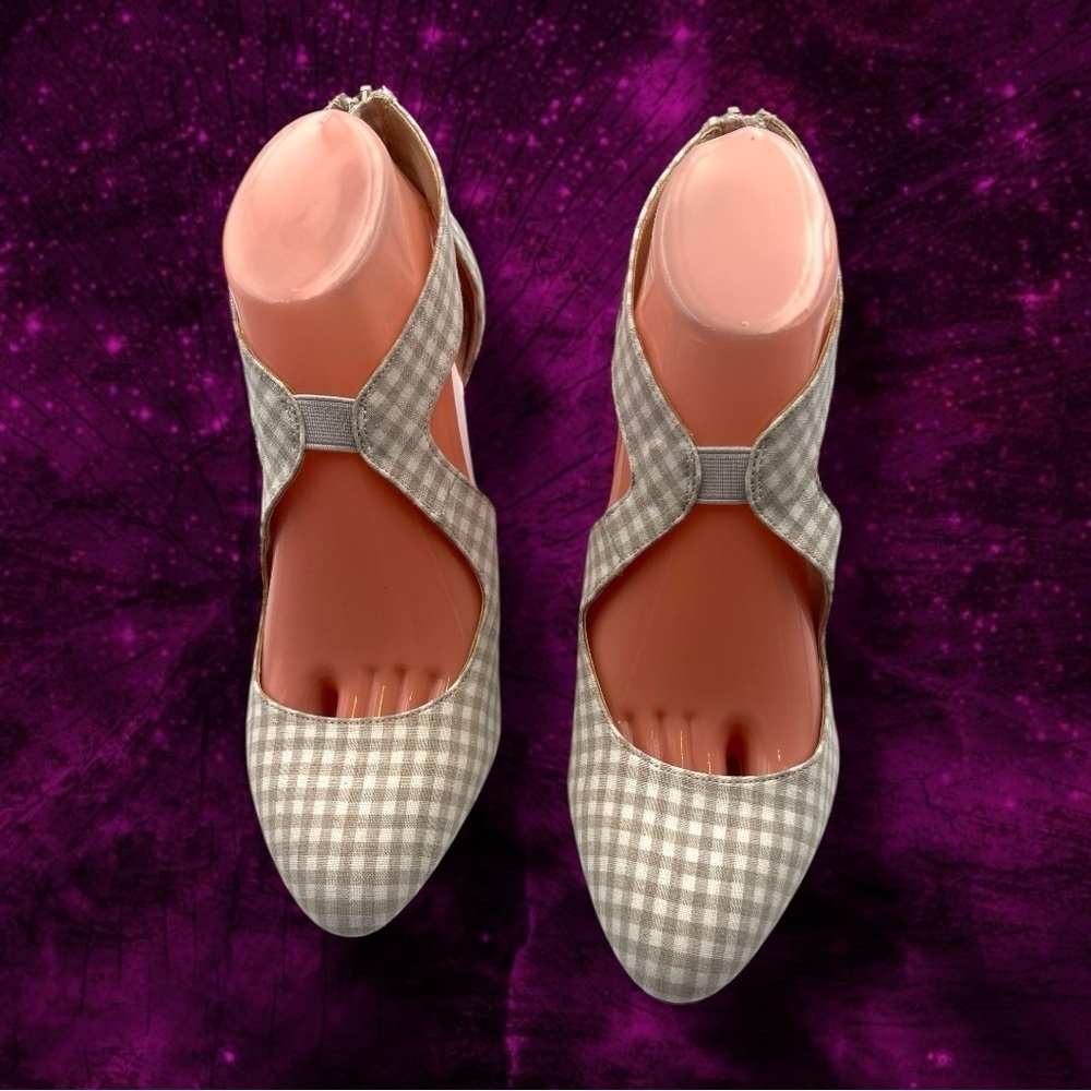 Lifestride Women's Giovanna 2 Heels Checked Size 8.5 - Picture 4 of 12